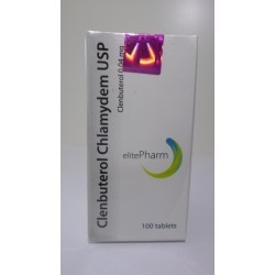 Clenbuterol Chlamydem Elite Pharm 0,04mg/100 tab.