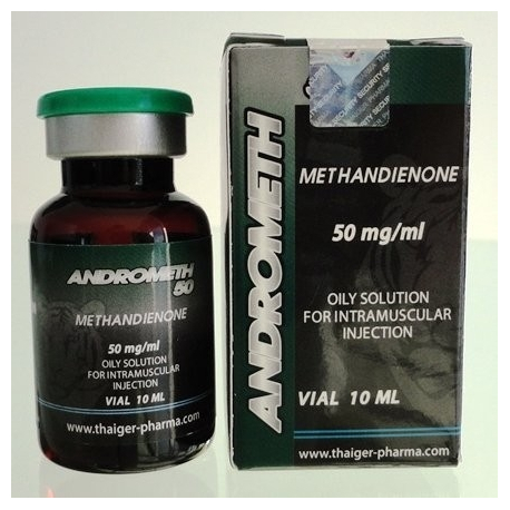 Andrometh 50, Methandienone, Thaiger Pharma, 50 mg/ml, 10 ml