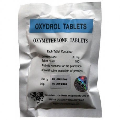 Oxydrol 50mg x 100 tablets (British Dragon)